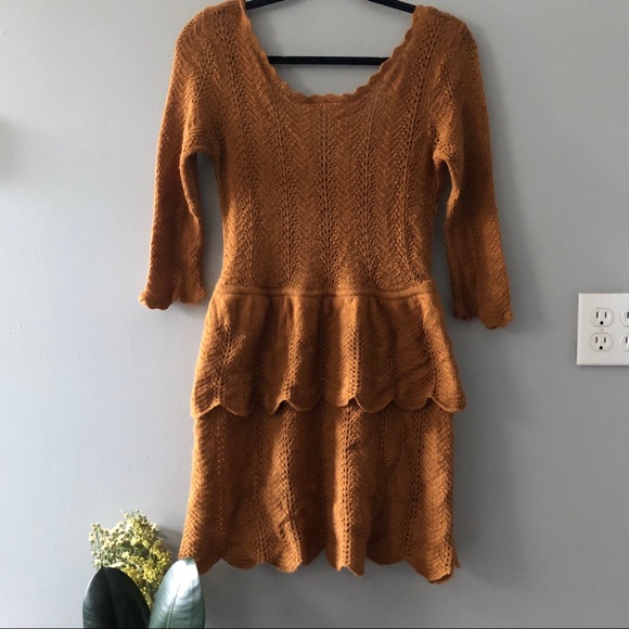 Anthropologie Dresses & Skirts - Anthropologie Knitted and Knotted Sweater Dress